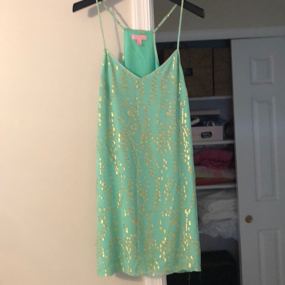 Lilly Pulitzer silk dusk dress